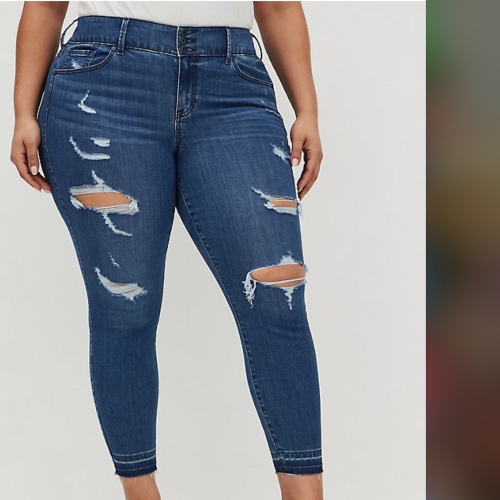 Torrid Jegging jeans super soft dark wash plus size torrid
